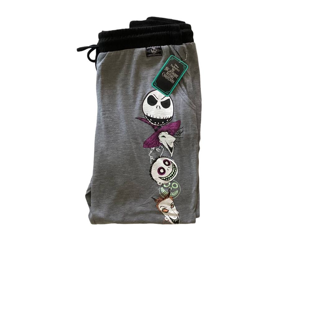 Disney Nightmare Before Christmas Sweat Pants Size L NWT